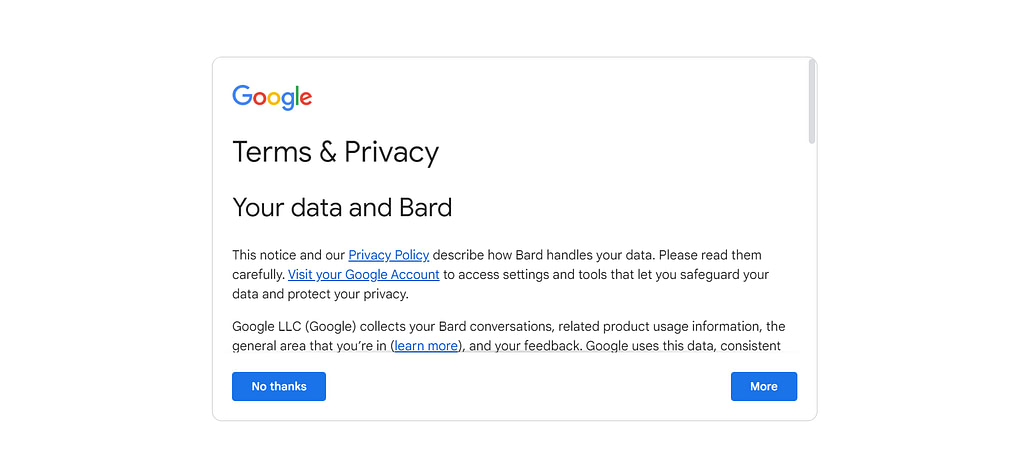 Google Bard in India
