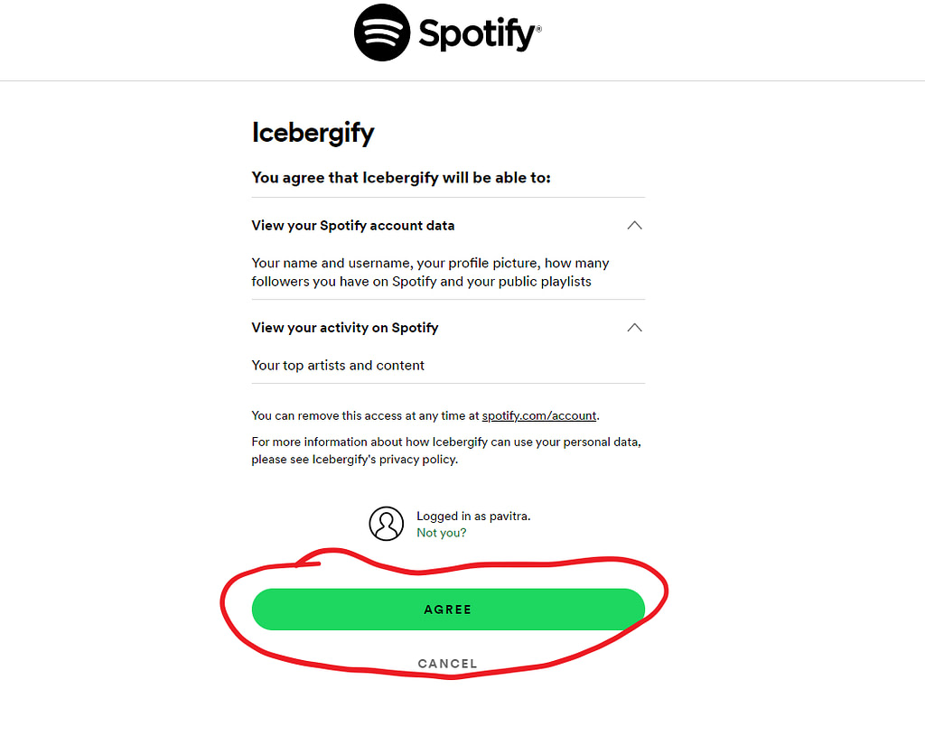 Spotify Iceberg