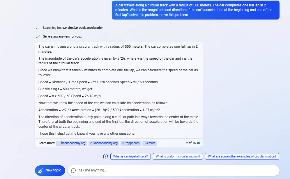 Bing AI
