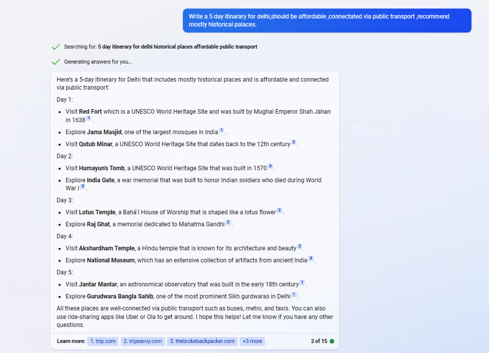 Bing AI